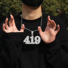 Load image into Gallery viewer, Large Custom Name Pendant Block Letters 2 Layer