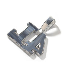 Load image into Gallery viewer, Large Custom Name Pendant Block Letters 2 Layer