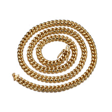 Load image into Gallery viewer, 8mm Cuban Chain 18k Gold plated