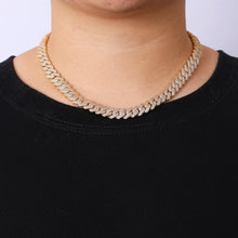 Load image into Gallery viewer, Premium Quality Micro-Pave 10mm Cuban link Chain