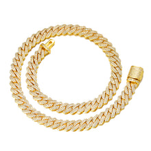 Load image into Gallery viewer, Premium Quality Micro-Pave 10mm Cuban link Chain