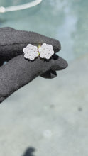 Load and play video in Gallery viewer, 12mm Cluster Earrings Flower Set