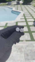 Load and play video in Gallery viewer, 12mm Cluster Earrings Flower Set