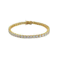 Load image into Gallery viewer, 5mm Tennis Bracelet Premium 18k Gold plated