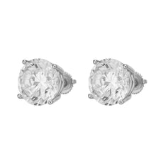 Load image into Gallery viewer, 12mm Round Cut Solitaire Stud Earring Premium Quality - 13.68 Ct ttw