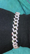Load and play video in Gallery viewer, 10mm Cuban Bracelet Iced out