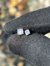 Load image into Gallery viewer, Popular Womens Earrings Solid 925 Sterling Silver Stud Earrings 5A CZ Gemstones 14k Gold plated