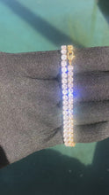 Load and play video in Gallery viewer, 4mm Tennis Bracelet 14k Gold plated