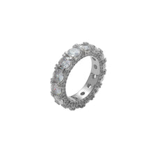 Load image into Gallery viewer, 5mm Eternity Ring Iced out Round Cut