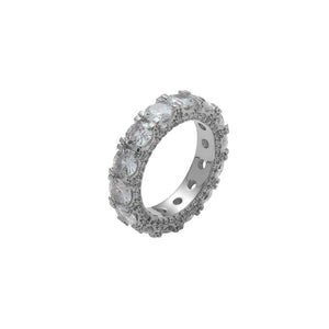 5mm Eternity Ring Iced out Round Cut