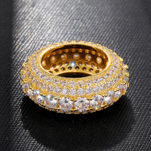 Load image into Gallery viewer, 5 Row Ring 18k Gold plated
