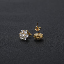 Load image into Gallery viewer, Large Flower set Cluster Earrings (10mm)