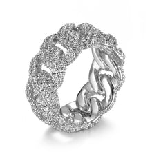 Load image into Gallery viewer, Iced Out 10mm Cuban Ring