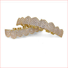 Load image into Gallery viewer, Honeycomb Grillz Iced Out (Premium Quality)