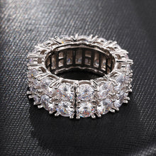 Load image into Gallery viewer, 2 Row Iced Out Ring
