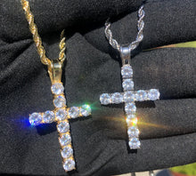 Load image into Gallery viewer, Iced Out Cross Pendant