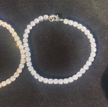 Load image into Gallery viewer, 4mm Tennis Bracelet 14k Gold plated