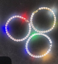 Load image into Gallery viewer, 5mm Tennis Bracelet 14k Gold plated Promo!
