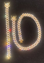 Load image into Gallery viewer, 10mm Cuban Bundle (Necklace & Bracelet)