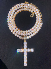 Load image into Gallery viewer, Iced out Pendant 14k Gold plated Giveaway!