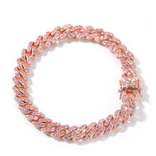 Load image into Gallery viewer, 10mm Cuban Bracelet Iced out