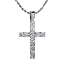 Load image into Gallery viewer, Iced Out Cross Pendant