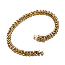 Load image into Gallery viewer, 6mm Cuban link Bracelet 14k Gold plated