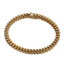 Load image into Gallery viewer, 6mm Cuban link Bracelet 14k Gold plated
