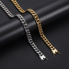 Load image into Gallery viewer, 10mm Cuban link Necklace 18k Gold plated