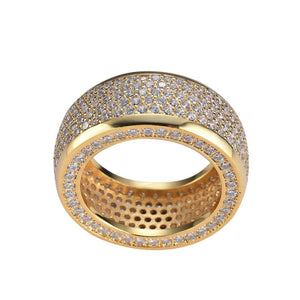 Micro-Pave Ring 18k Gold plated Iced Out