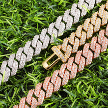 Load image into Gallery viewer, Premium Quality Micro-Pave 10mm Cuban link Chain
