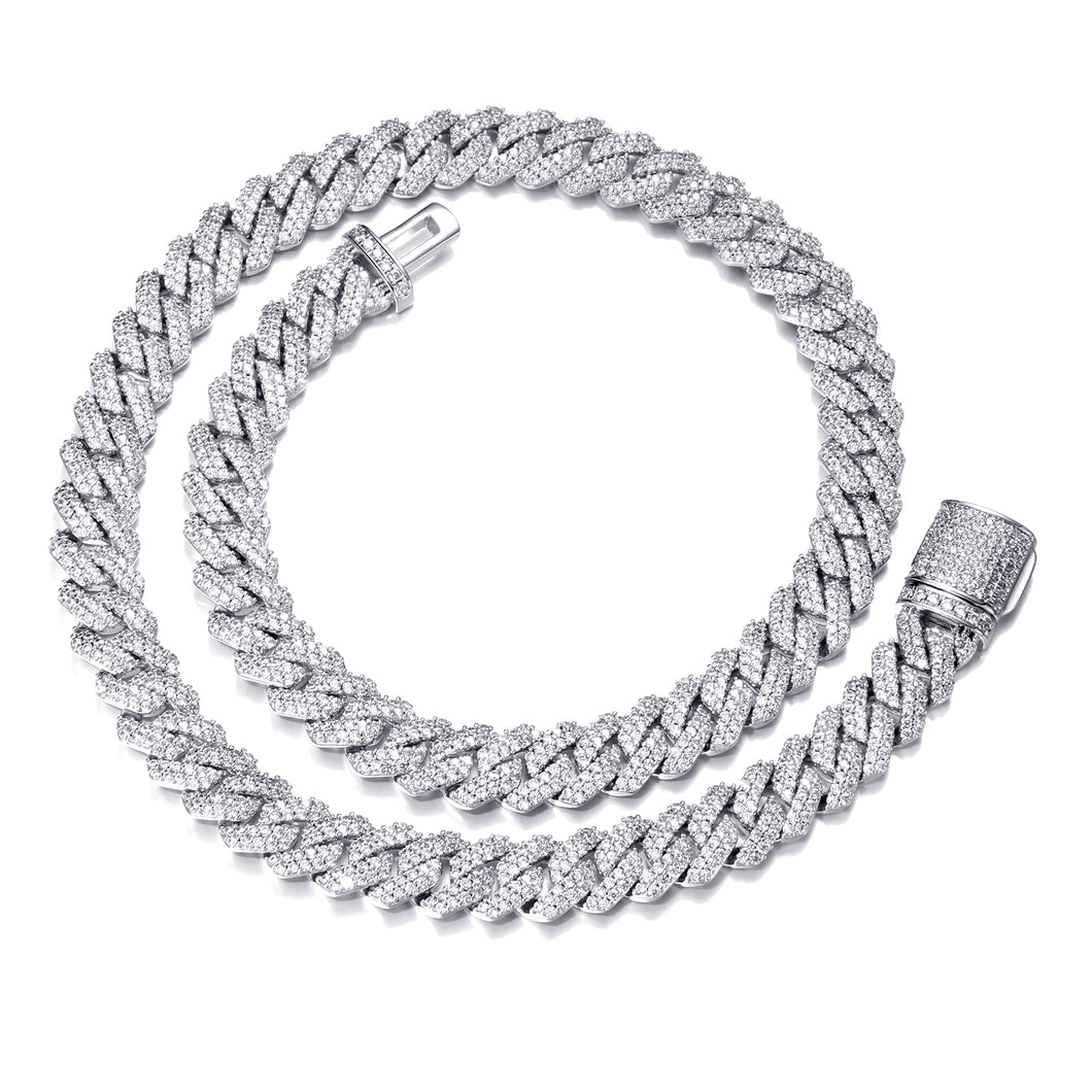 Premium Quality Micro-Pave 10mm Cuban link Chain