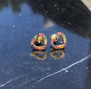 Heart Stud Earring