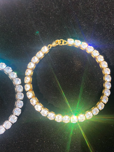 5mm Tennis Bracelet 14k Gold plated Promo!