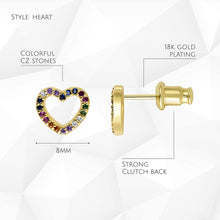Load image into Gallery viewer, Heart Stud Earring
