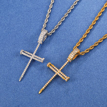 Load image into Gallery viewer, Nail Cross Pendant

