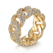Load image into Gallery viewer, Iced Out 10mm Cuban Ring
