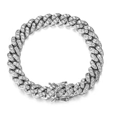 Load image into Gallery viewer, 10mm Cuban Bracelet Iced out
