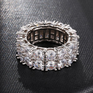 2 Row Iced Out Ring
