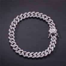 Load image into Gallery viewer, 10mm Cuban Bracelet Iced out
