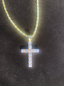 Iced Out Cross Pendant