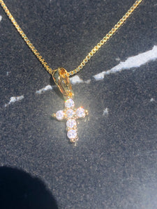 Micro Cross Necklace