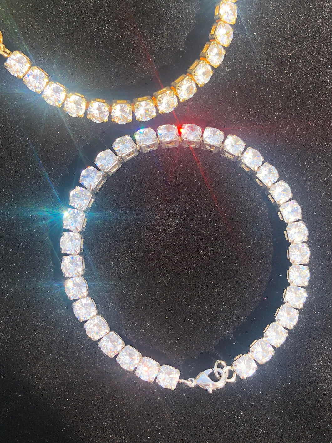 5mm Tennis Bracelet 14k Gold plated Promo!