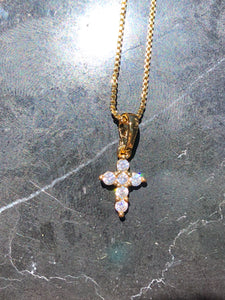 Micro Cross Necklace