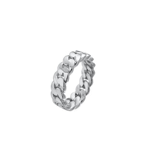 Cuban link Ring (6mm, 8mm, 10mm)