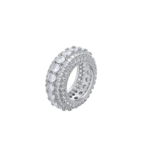 5 Row Ring 18k Gold plated