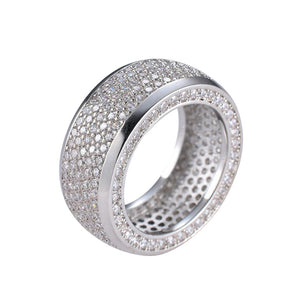 Micro-Pave Ring 18k Gold plated Iced Out