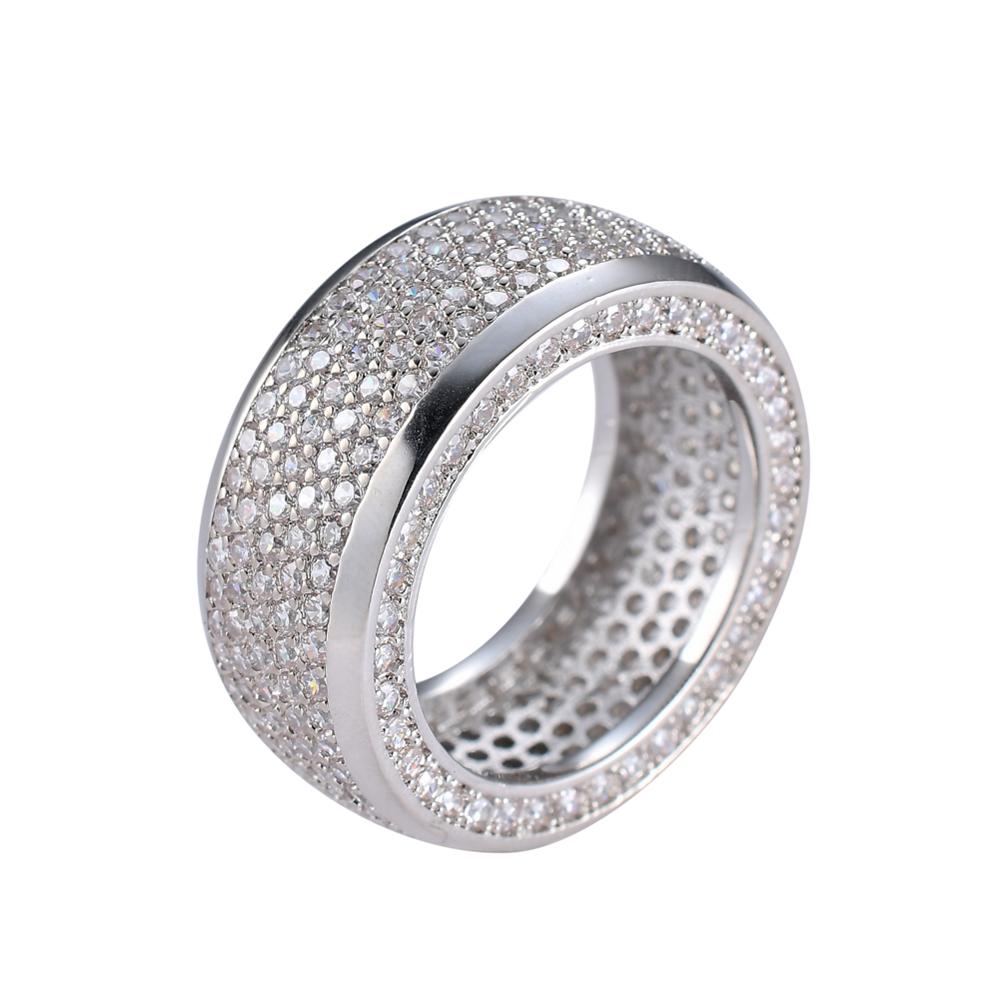 Micro-Pave Ring 18k Gold plated Iced Out