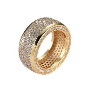 Micro-Pave Ring 18k Gold plated Iced Out