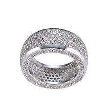 Load image into Gallery viewer, Micro-Pave Ring 18k Gold plated Iced Out

